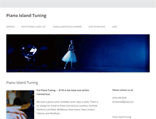 Tablet Screenshot of pianoislandtuning.com